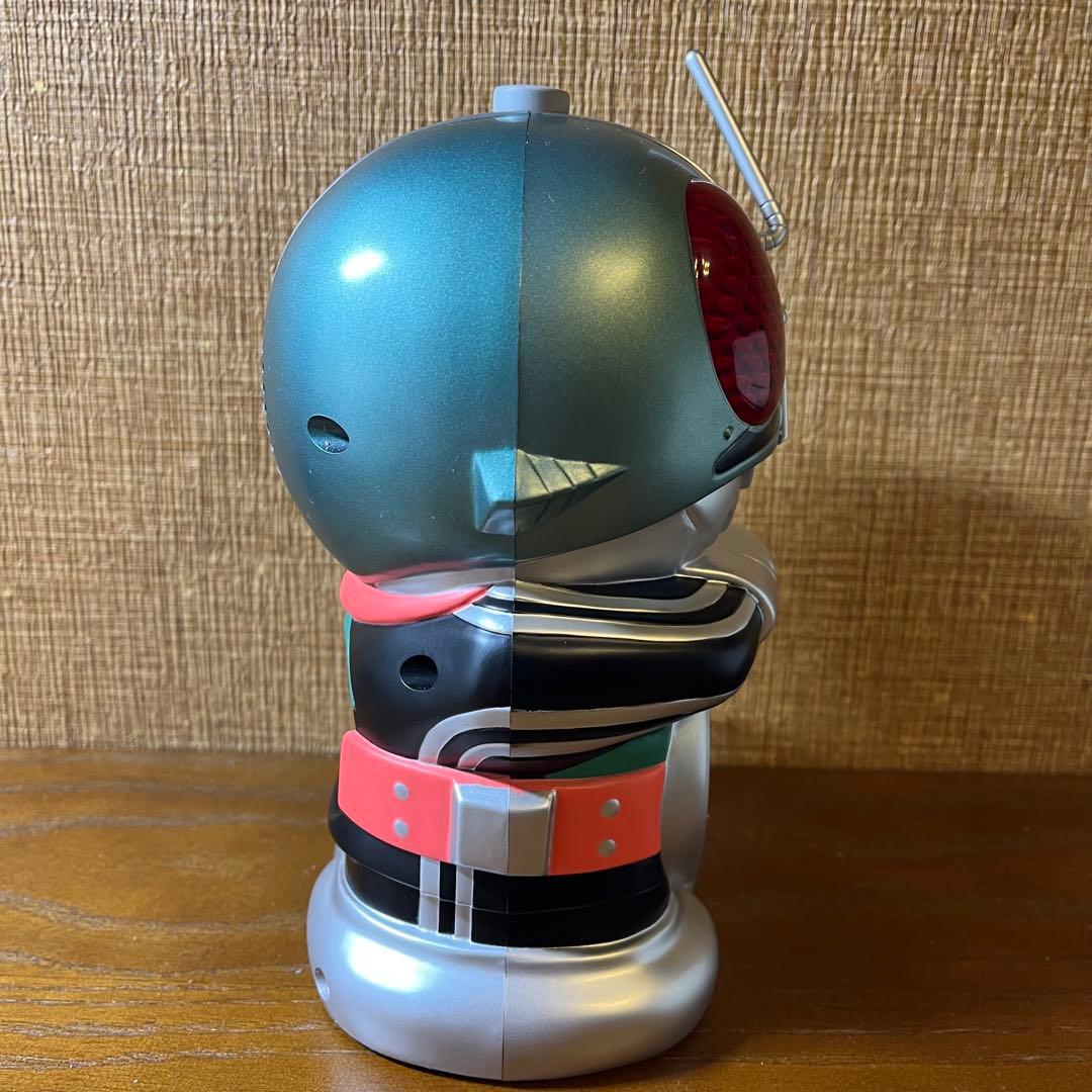【訳有】リズム時計 仮面ライダー 目覚まし 音声アラーム 4SE502RH05