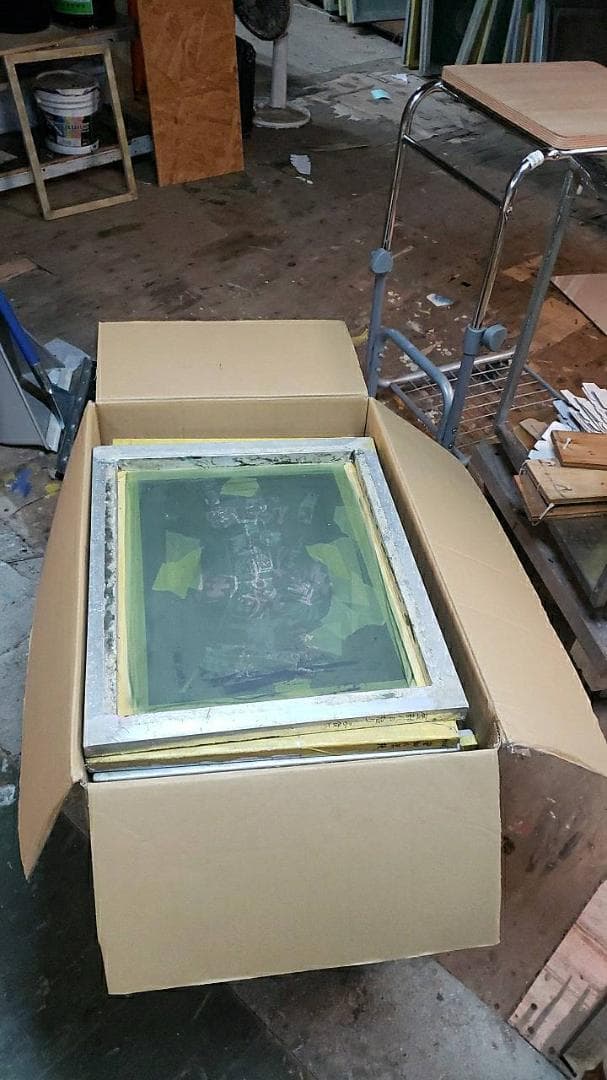 スクリーン印刷用アルミ枠多数　36個