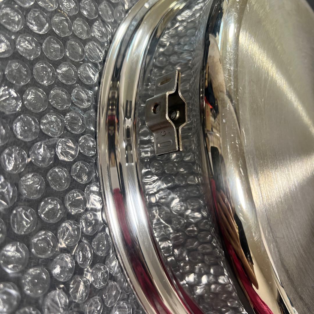 ステンレス片手鍋 2点セット 直径約22cm（蓋付き）・27.5cm（蓋なし）