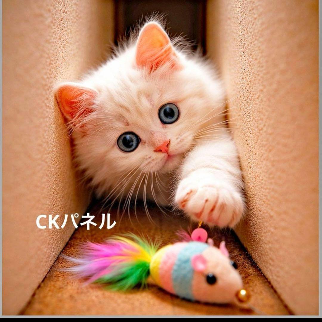 激レア隙間ねこパネル生地　ハンドメイド