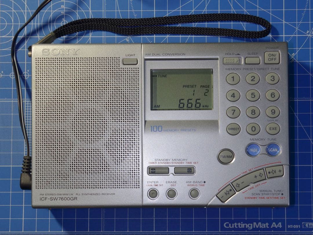 ラジオ・コンポ SONY ICF-SW7600GR