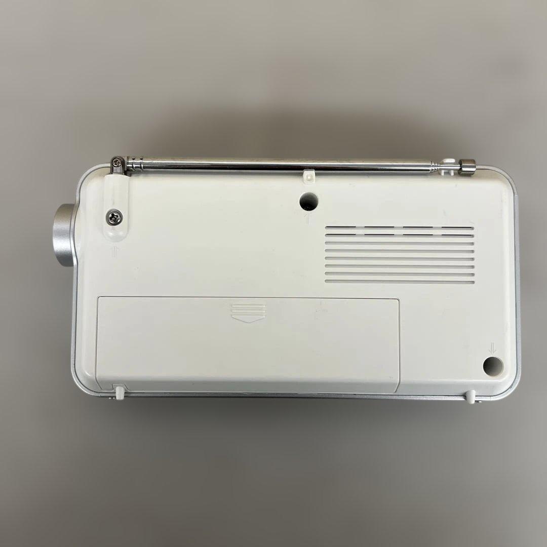 602246 ソニー XDR-55TV ホワイト FM/AM/ワンセグTVラジオ