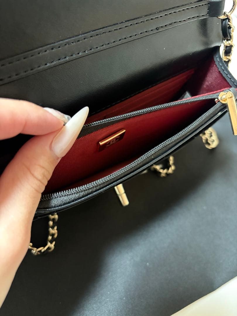 シャネル CHANEL ノベルティ チェーンウォレット ショルダーバック