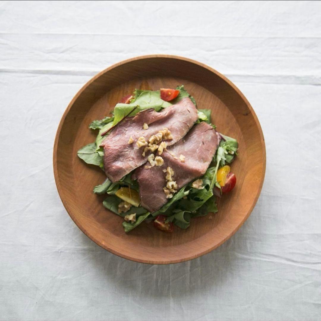 woodpecker 山桜 お皿 木製トレイ 8寸 作家 福井賢治