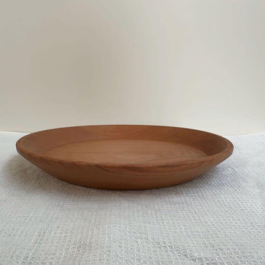 woodpecker 山桜 お皿 木製トレイ 8寸 作家 福井賢治