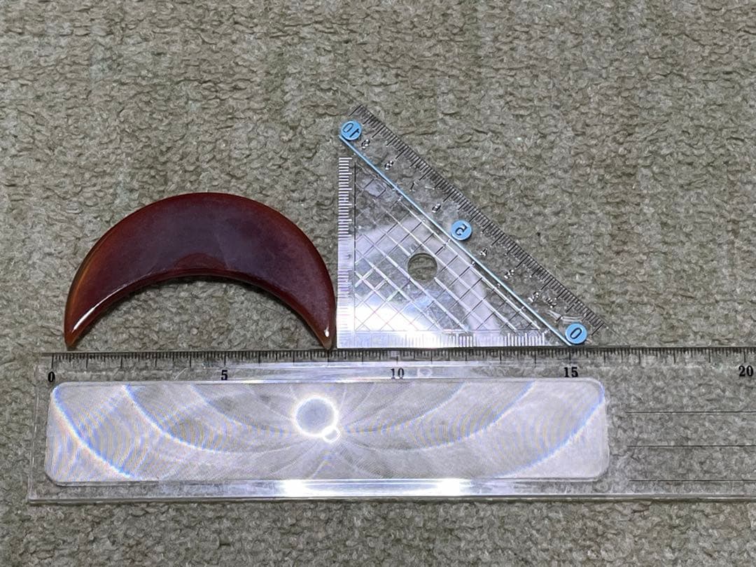 星と月の天然石メノウのチャーム7個セット