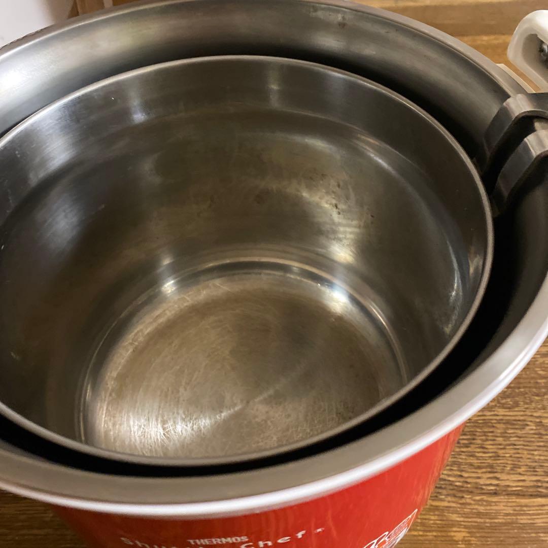 サーモス 真空保温調理器 シャトルシェフ 4.5L トマト KBA-4501