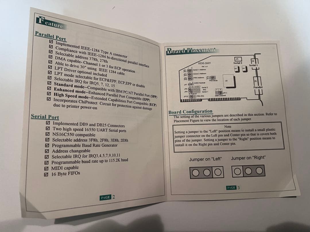 拡張カード lightning speed isa I/O controller
