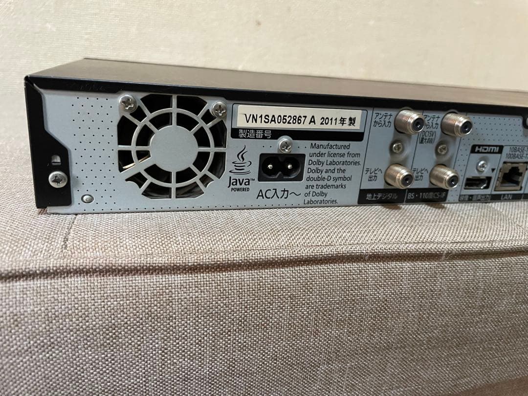 PanasonicDMR-BRT300 ブルーレイディーガ　動作確認済