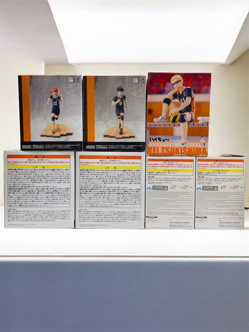 【7点セット】 ハイキュー フィギュア 5点　ルームライト 2点 新品未開封