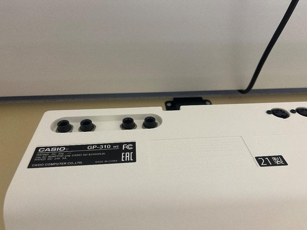 ★82160【電子ピアノ】CASIO　GP310WE　21年製