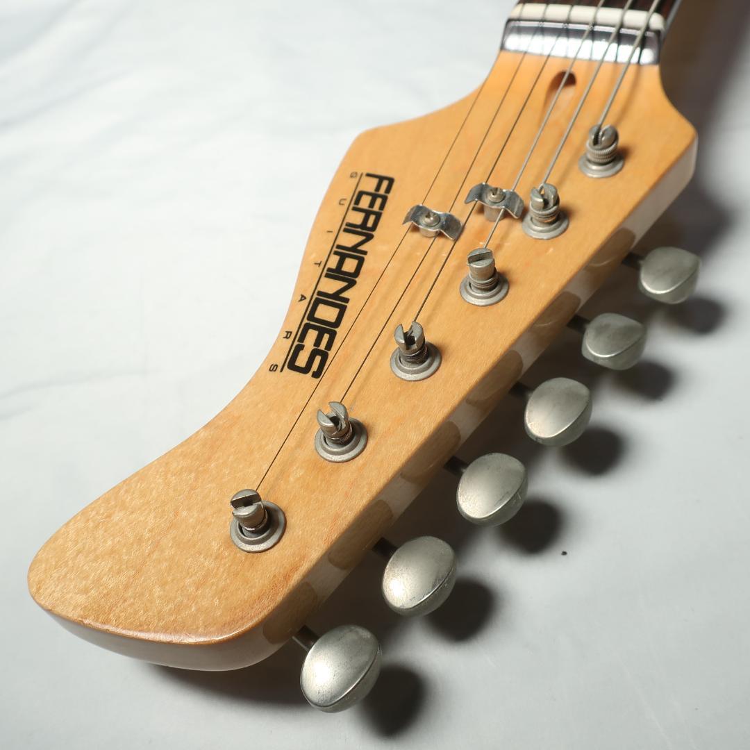 FERNANDES ストラト エレキギター 純正ケース付 バーガンディミスト