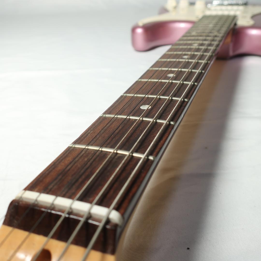 FERNANDES ストラト エレキギター 純正ケース付 バーガンディミスト