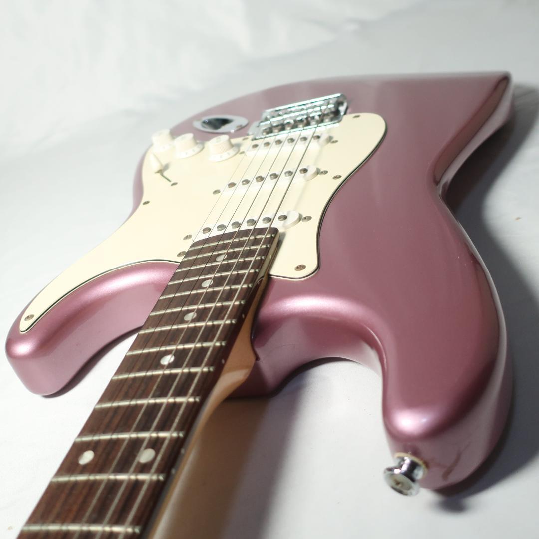 FERNANDES ストラト エレキギター 純正ケース付 バーガンディミスト