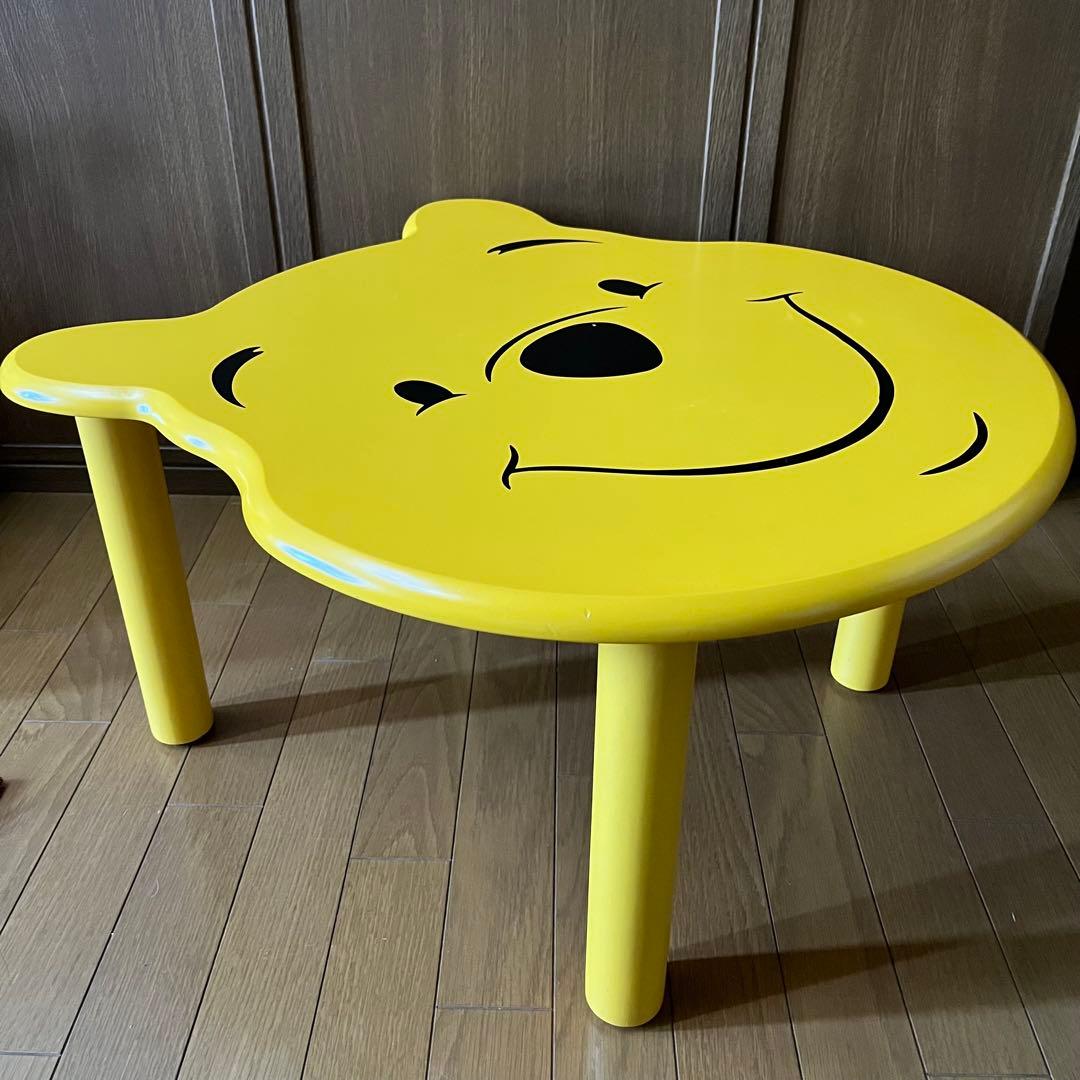 レトロ　くまのプーさん　テーブル　フェイステーブル