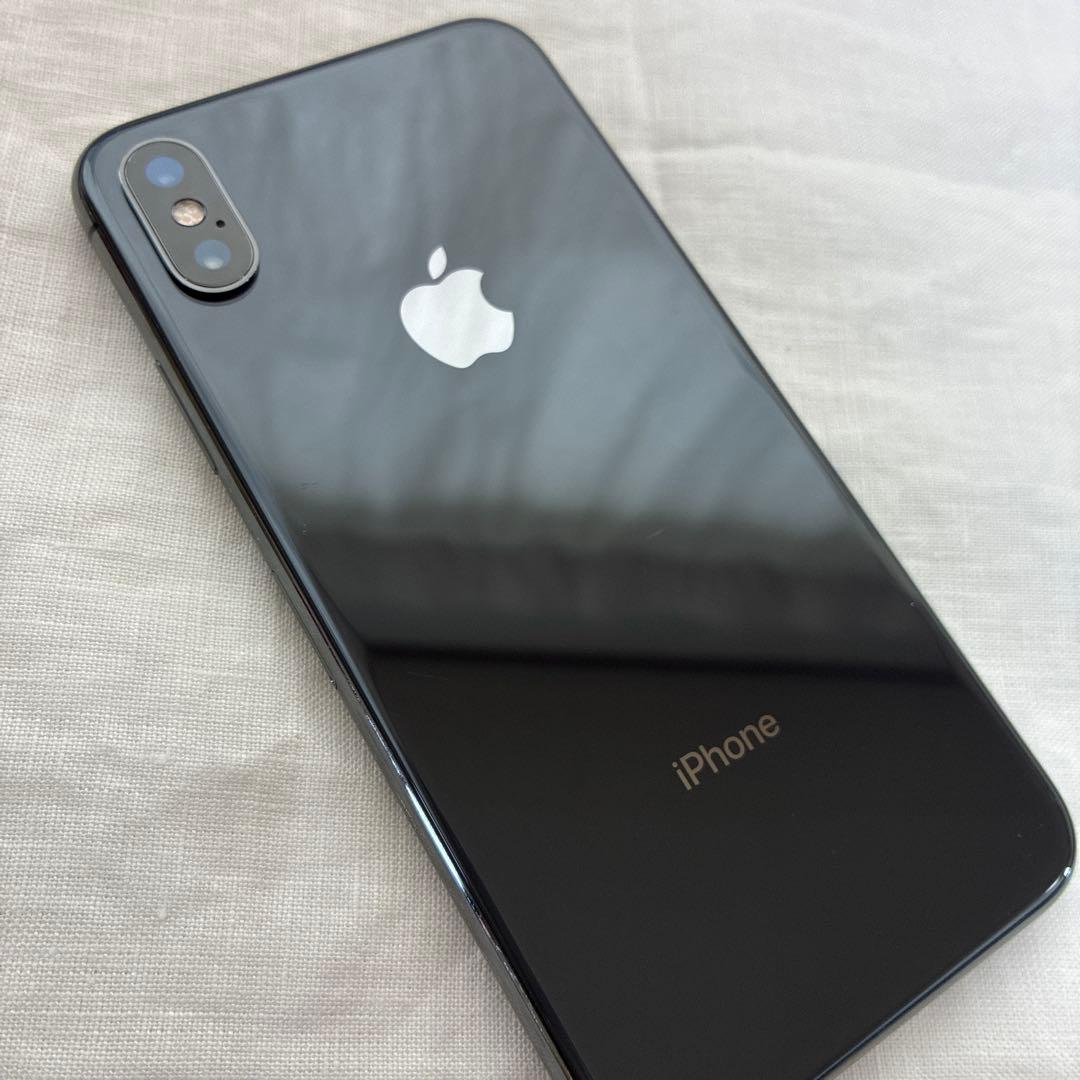 iPhone X 64GB スペースグレイ SIMフリー バッテリー76％