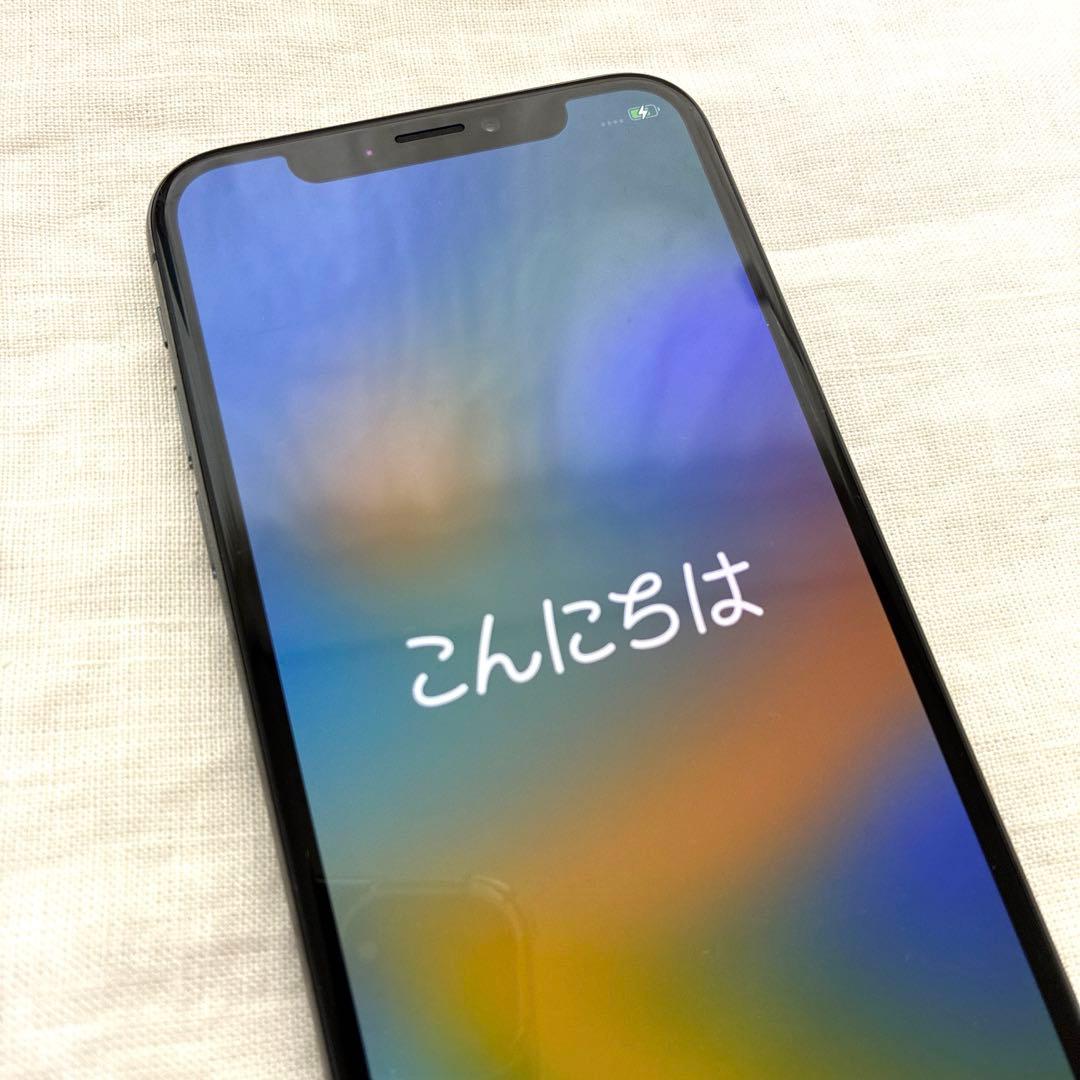 iPhone X 64GB スペースグレイ SIMフリー バッテリー76％