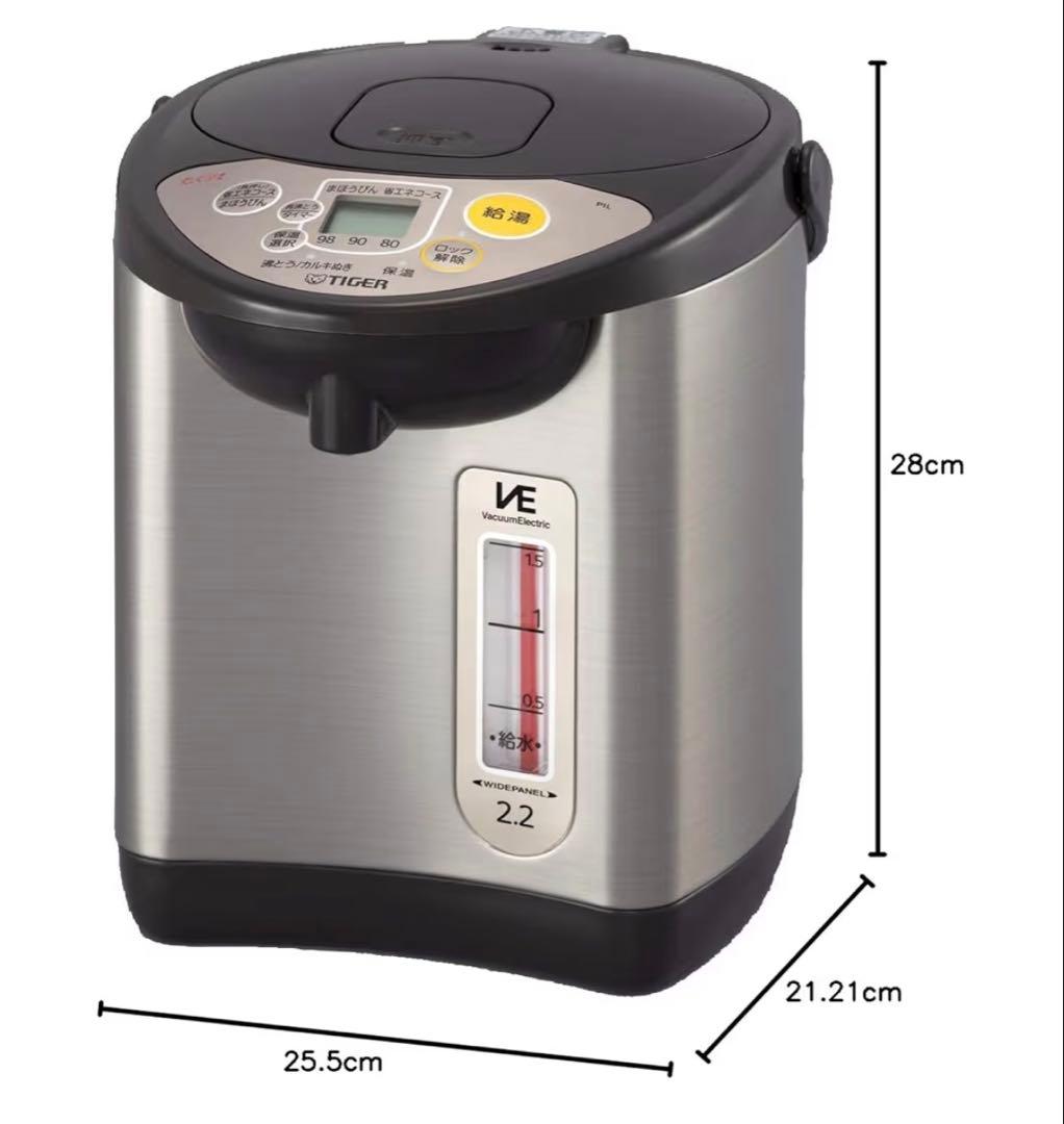 新品未開封 タイガー VE電気まほうびん とく子さん 2.15L