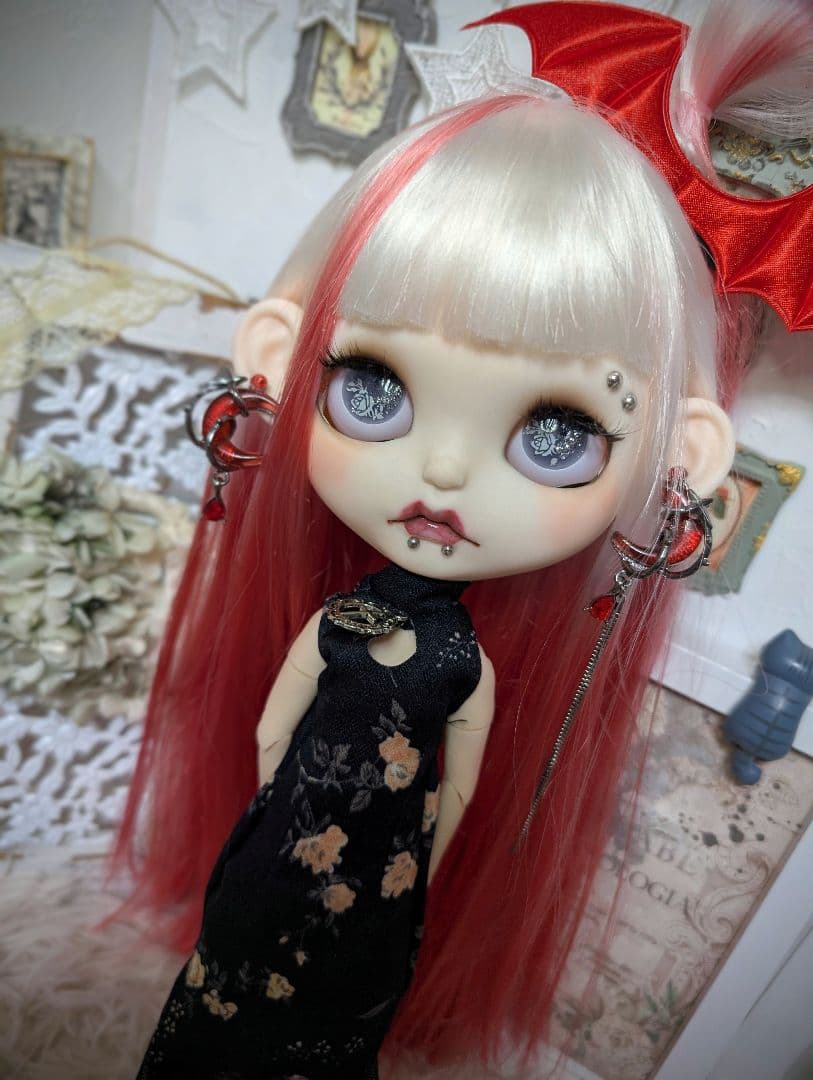 にゃん❁︎アイシードール ホームステイ❁︎bat red❁︎