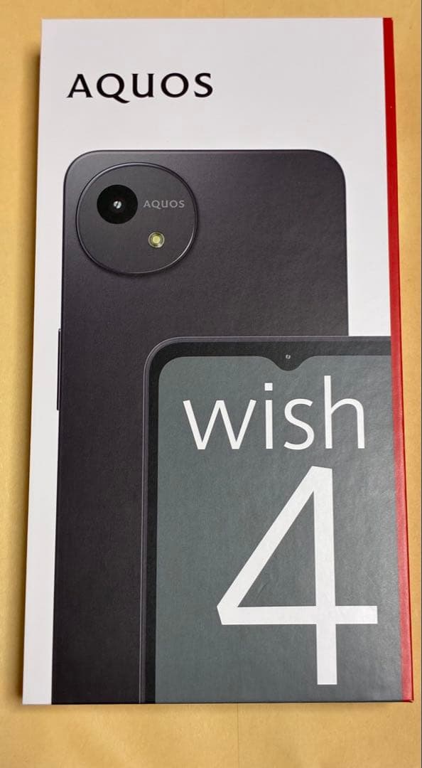 スマートフォン本体 AQUOS wish 4 Black SH-M27