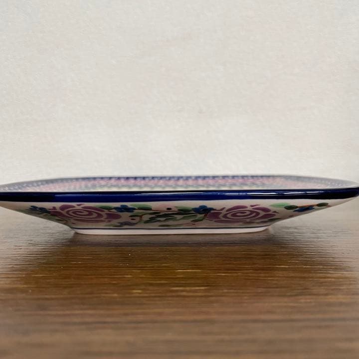 ポーリッシュポタリー　新品　スクエアプレート18×18
