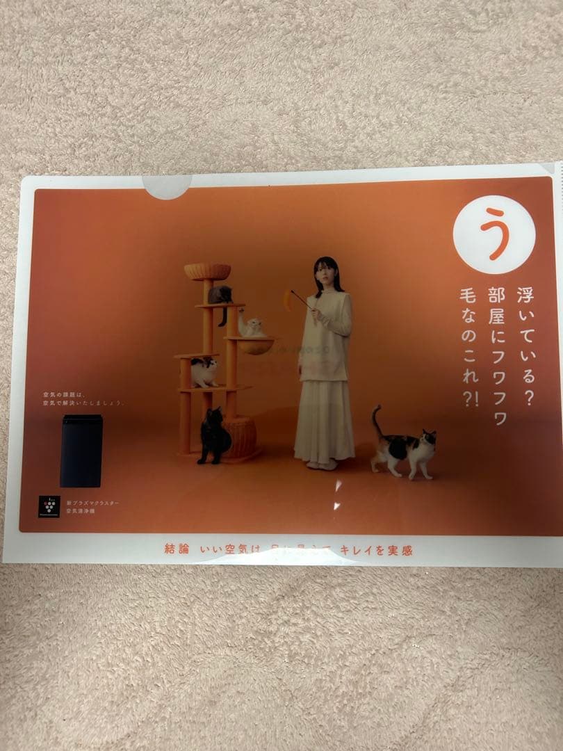 激レア！非売品、フルコンプ　浜辺美波　クリアファイル　くうきのかだい　8枚