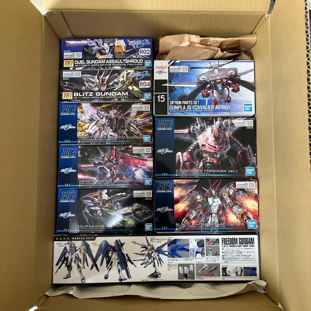 【値下げ中】HG MG SEED 人気機体　ガンプラ　セット　まとめ売り　12点