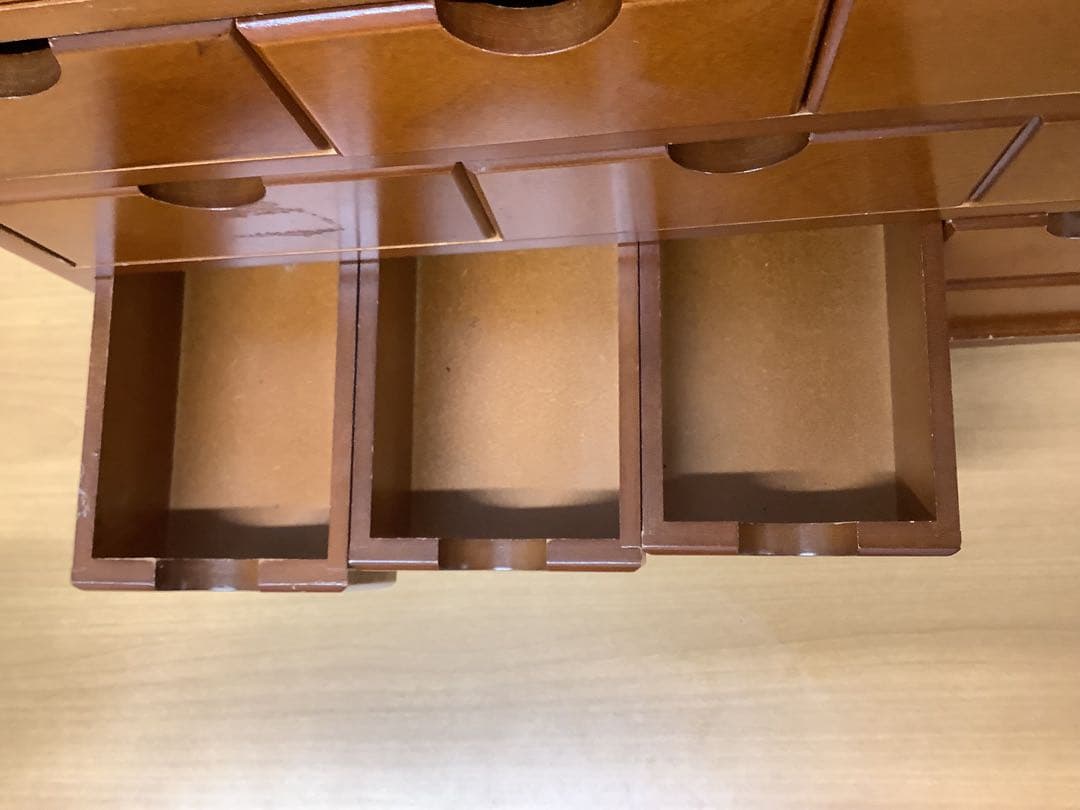 【昭和レトロ】20杯小引き出し 薬棚 裁縫棚 アンティーク 小物入れ