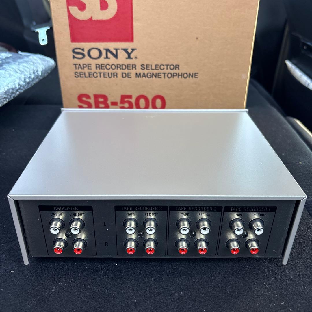ス*カ様 希少 美品 SONY SB-500 元箱 説明書付 テープセレクター