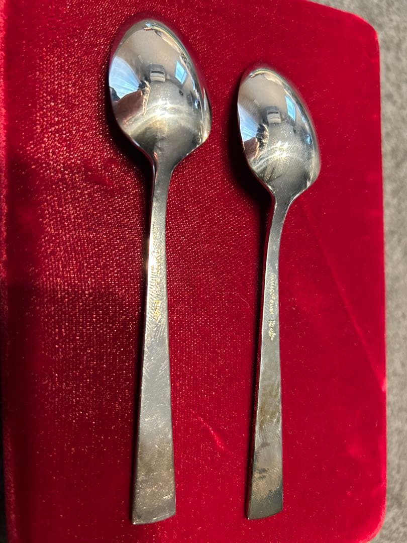 【純銀】YAMACO シルバー SILVER 950 スプーン2本 山崎金属工業