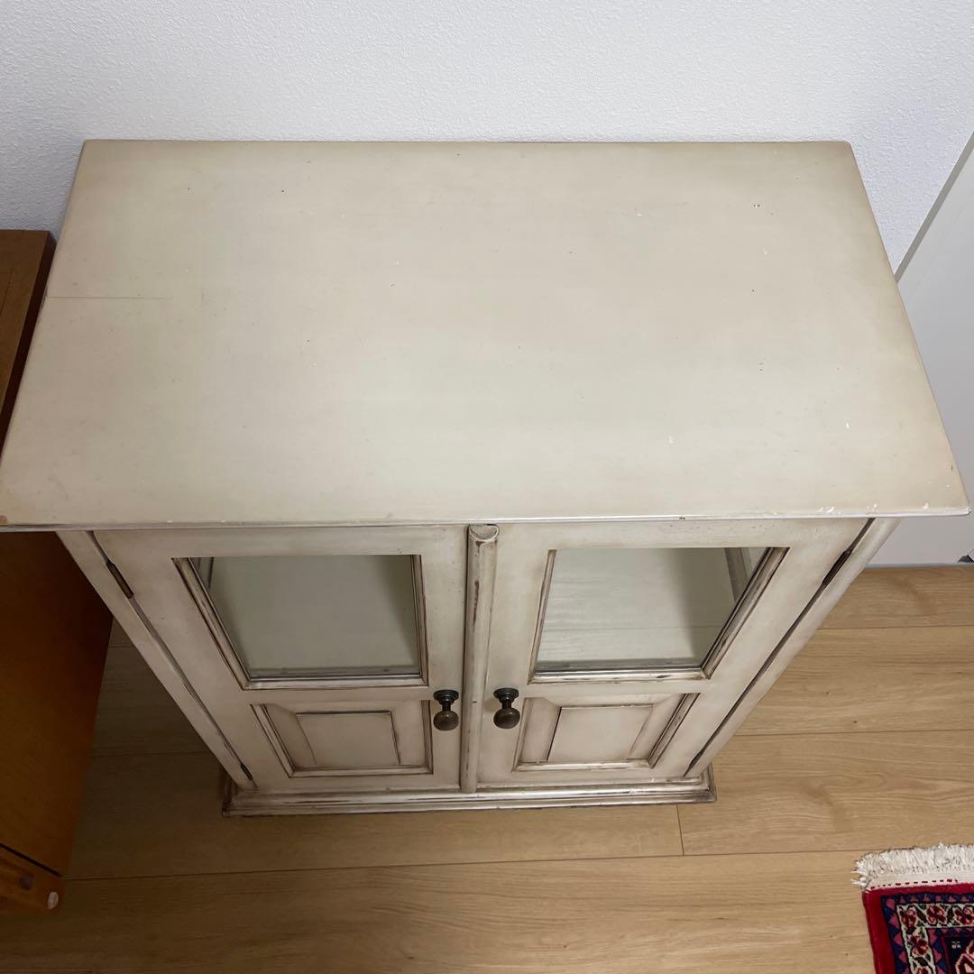 フランス　棚　収納棚　フレンチ　ヨーロッパ調　シェルフ　ホワイト　アンティーク棚
