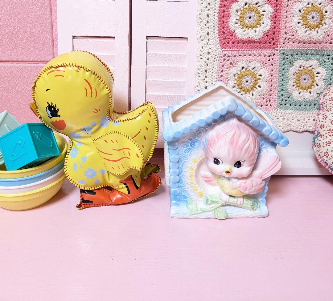 ヴィンテージ☆プランター＆ひよこ