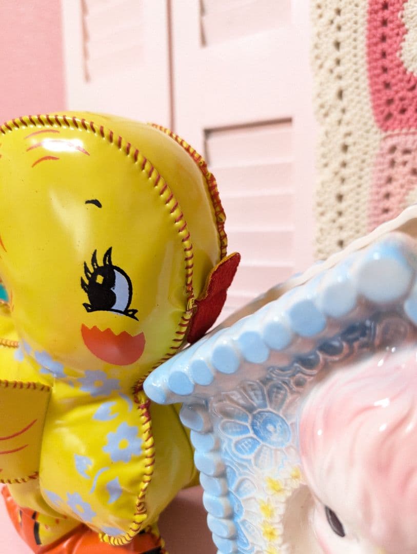 ヴィンテージ☆プランター＆ひよこ