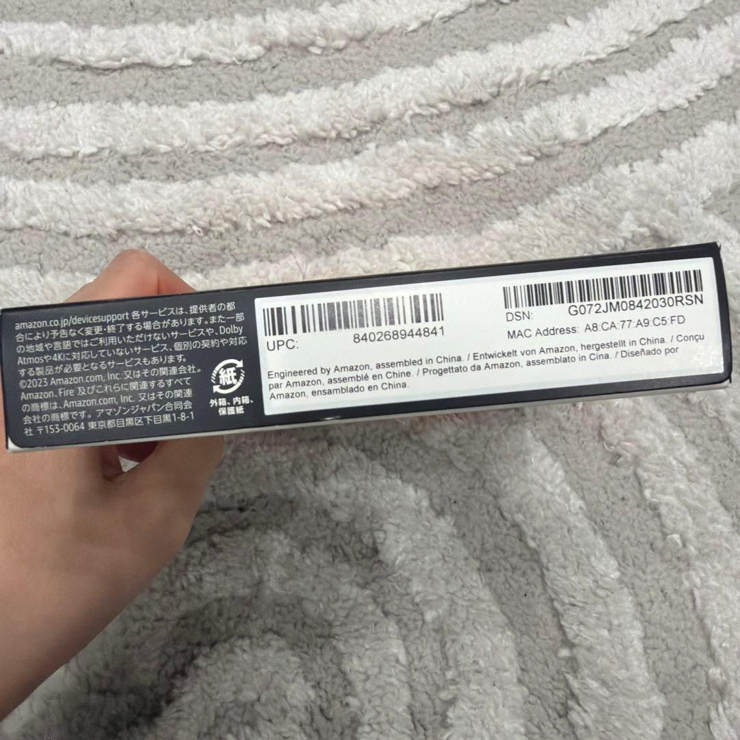 Fire TV Stick 4K Max 16GB【新品未使用‼️】