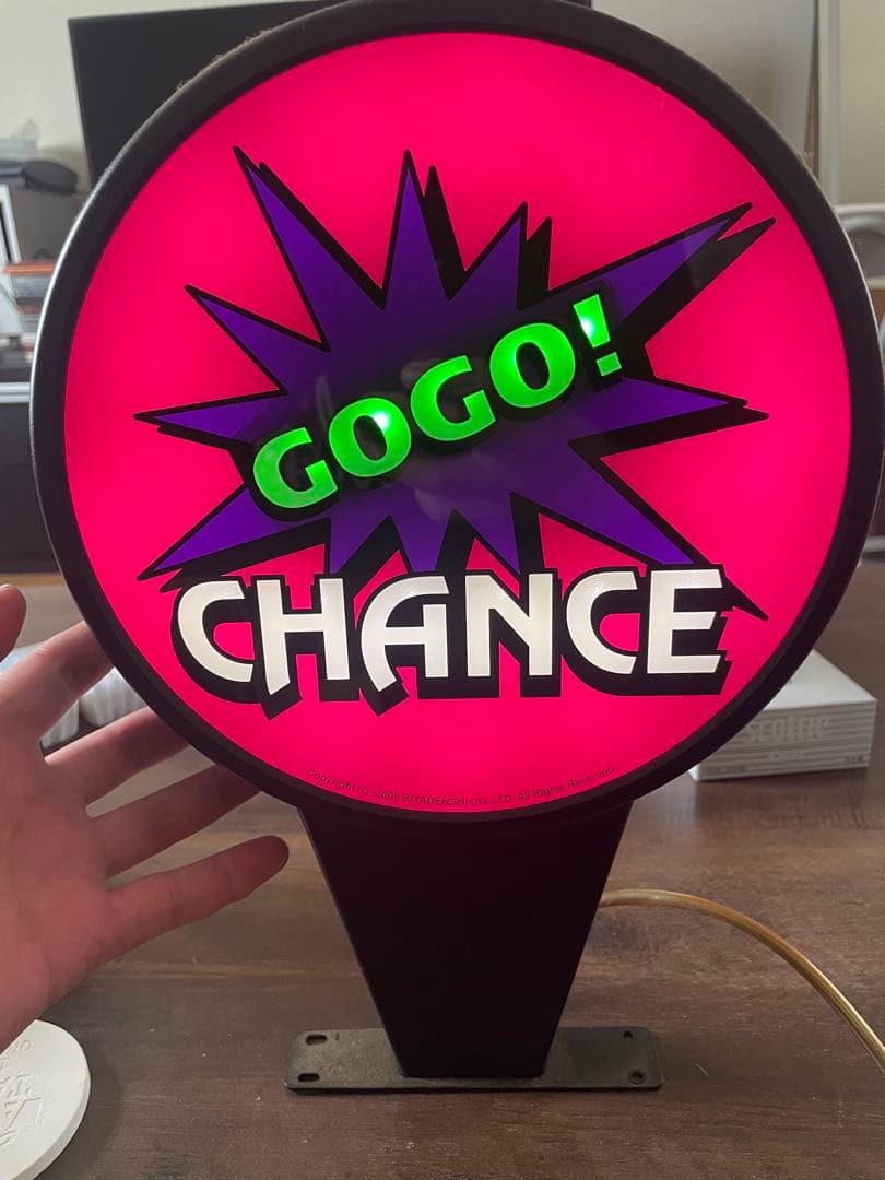 T ジャグラー　北電子　店舗用電子ポップ　GOGOランプ