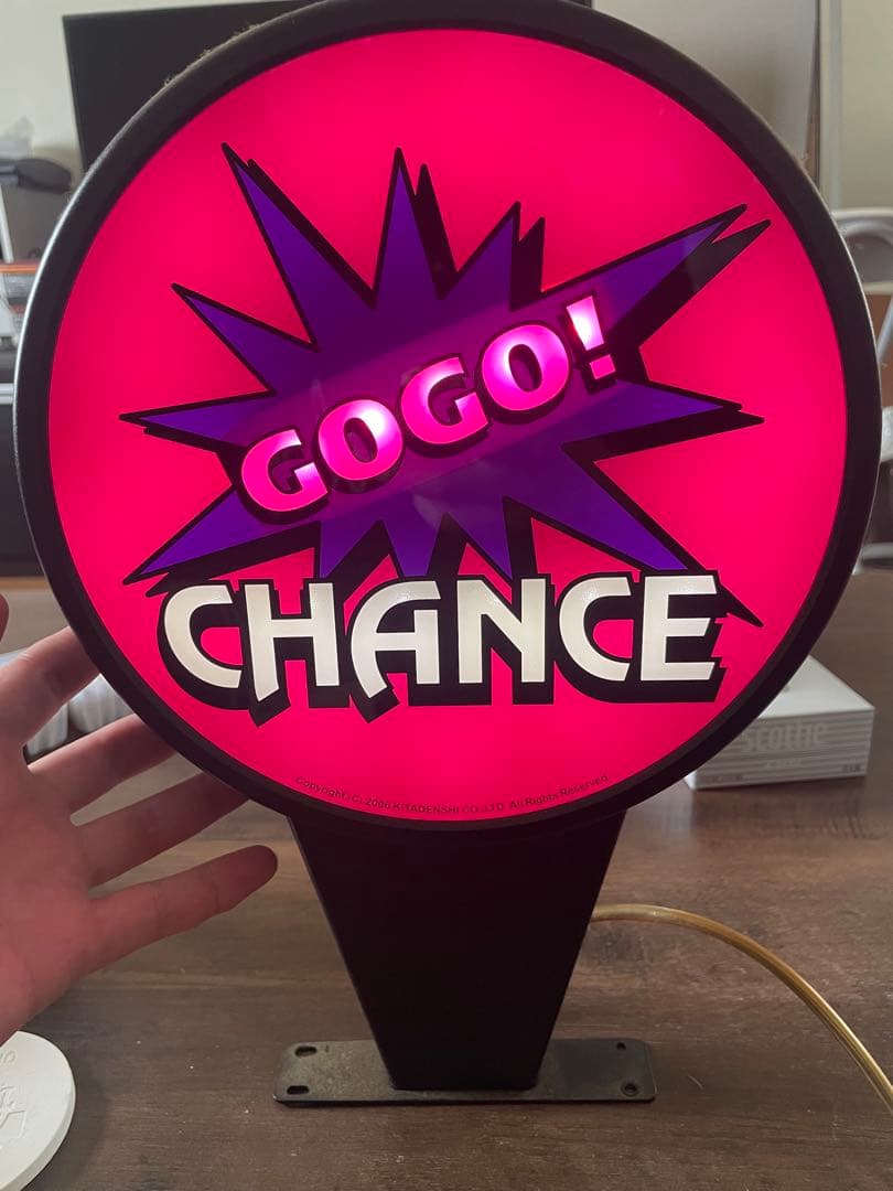 T ジャグラー　北電子　店舗用電子ポップ　GOGOランプ