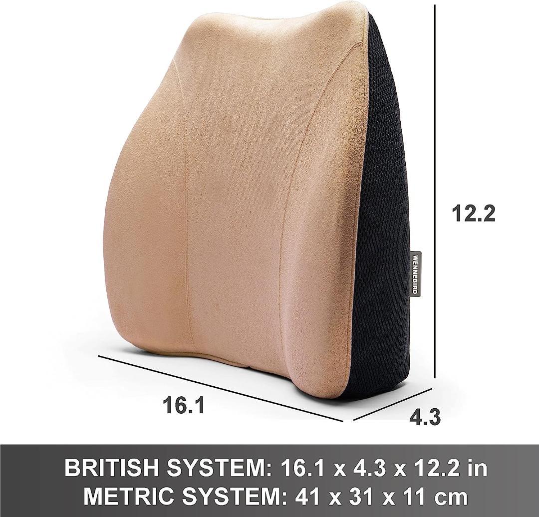 送料込 新品★WENNEBIRD Model Q 腰サポート ベージュ　低反発