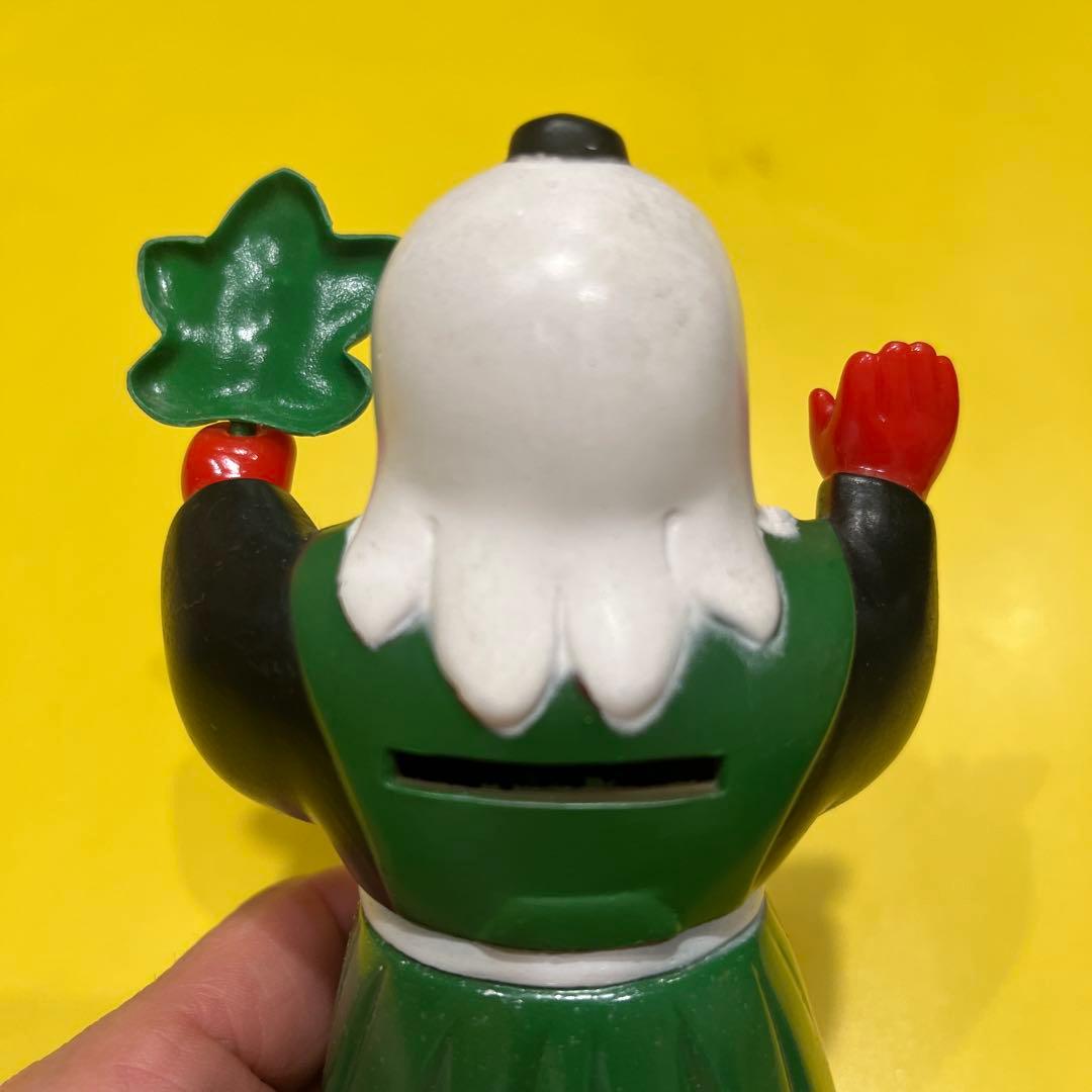 希少　高尾山　天狗　ソフビ　貯金箱　企業モノ　昭和　妖怪