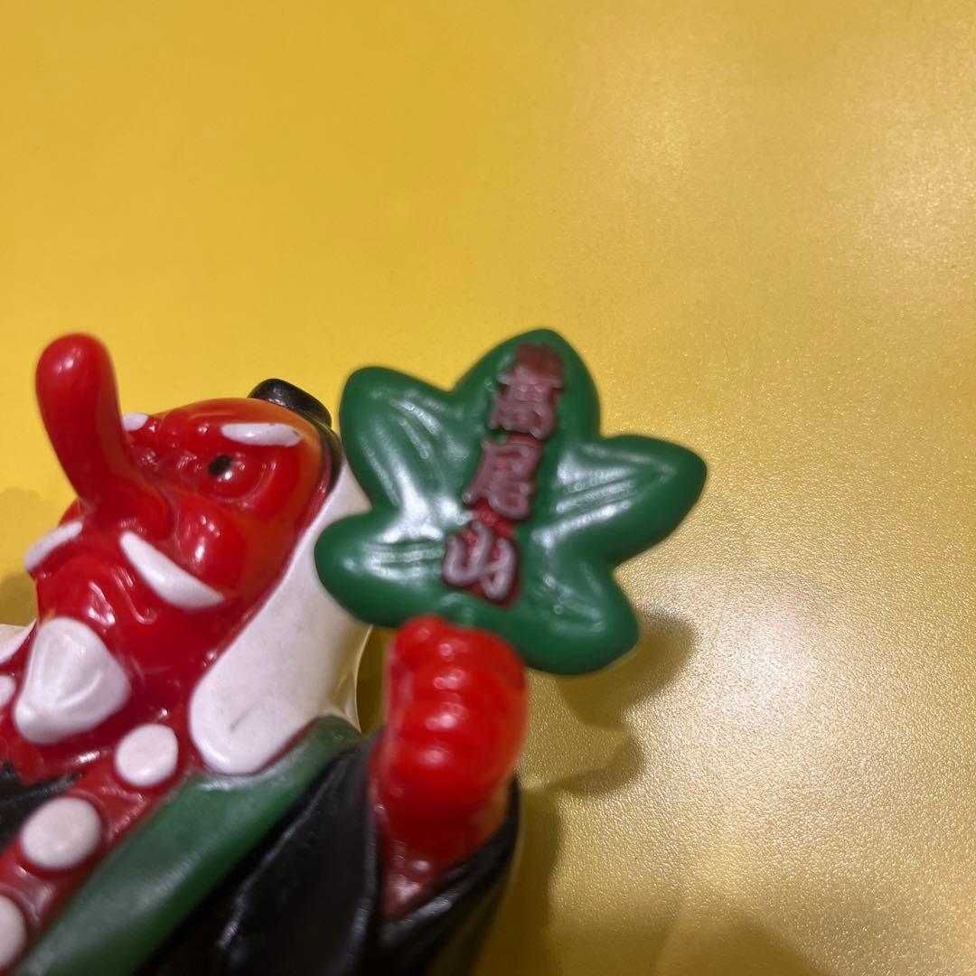 希少　高尾山　天狗　ソフビ　貯金箱　企業モノ　昭和　妖怪