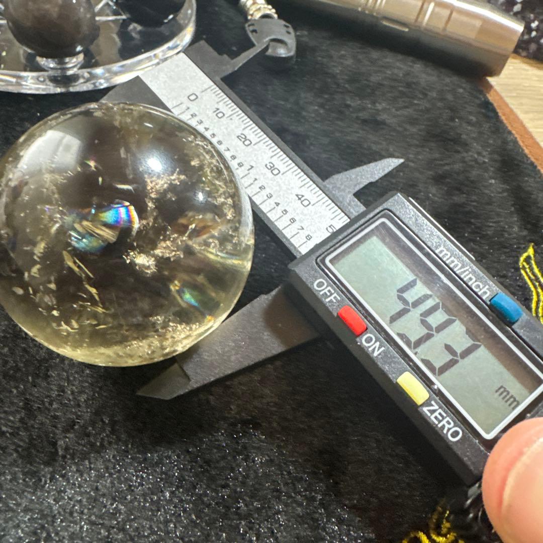 【高品質】スモーキーシトリン　ゼウス　スフィア約5cm