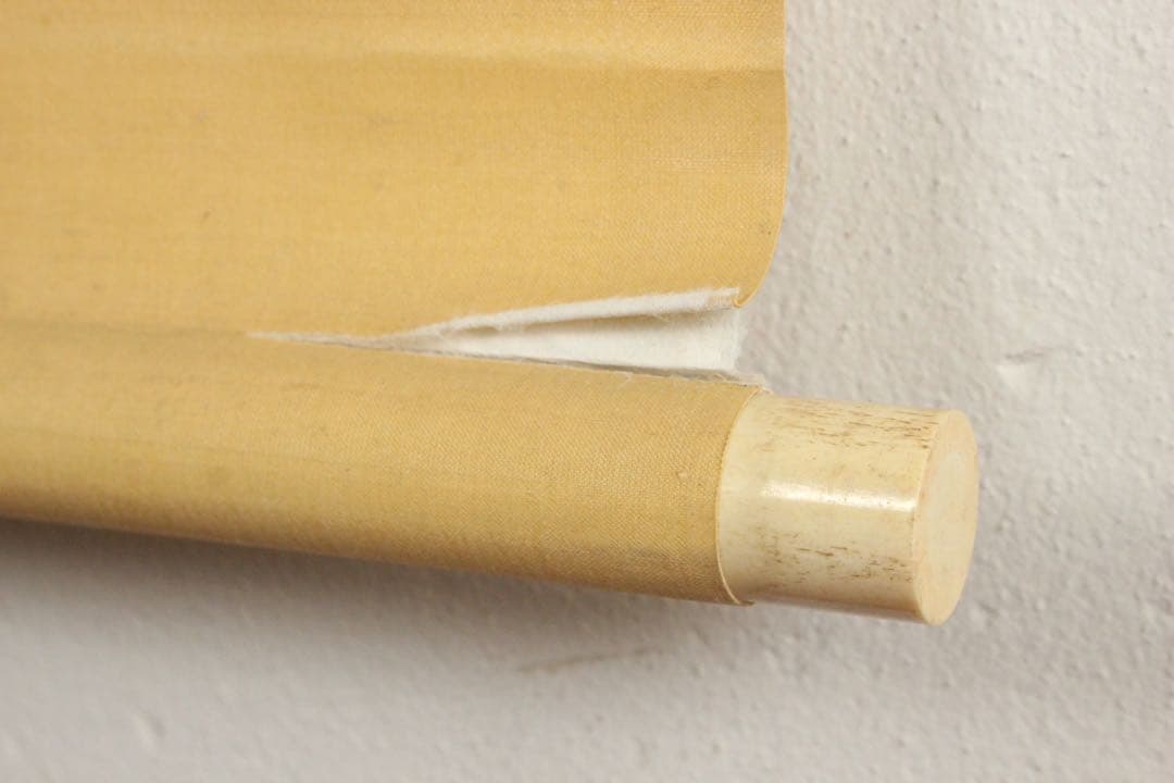 No5575掛軸　犬伏真渕(真淵) 旭日静波図　絹本着色　日出　古美術　送料無料