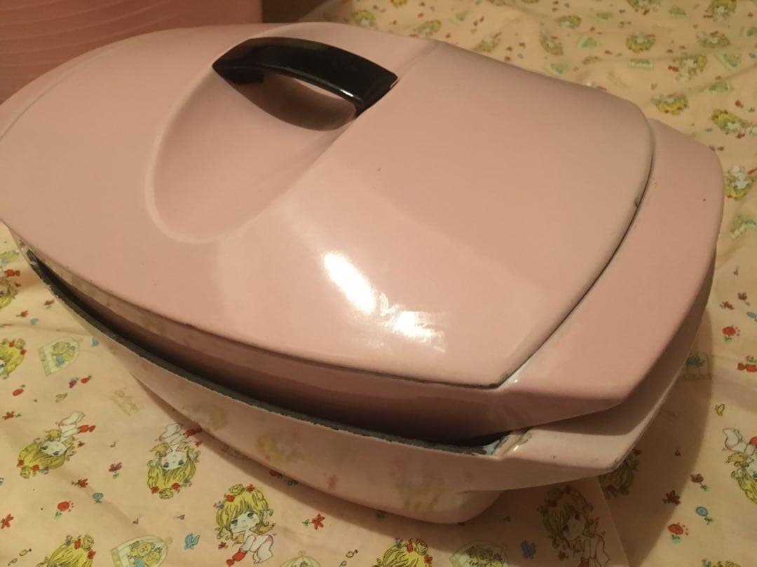 期間限定　ル・クルーゼ  ヴィンテージ　コケル　ピンク　大　小　2個セット　レア