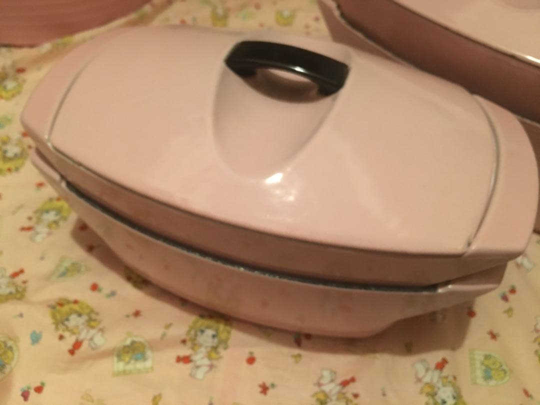 期間限定　ル・クルーゼ  ヴィンテージ　コケル　ピンク　大　小　2個セット　レア