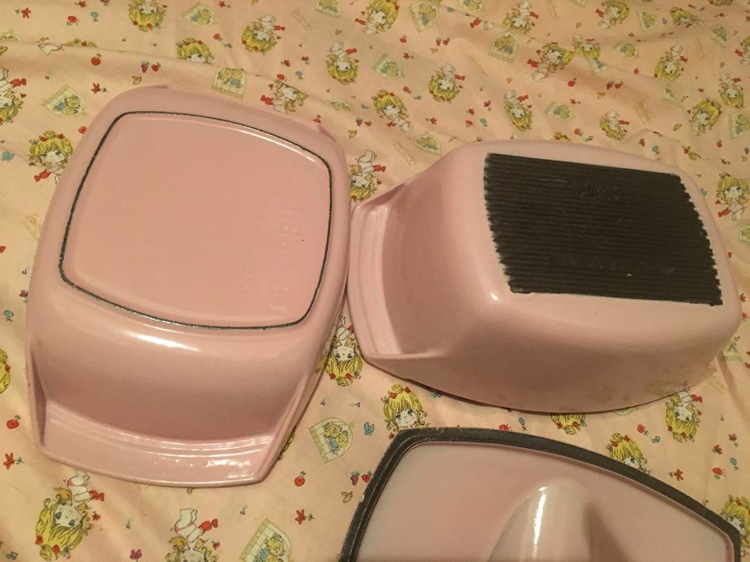 期間限定　ル・クルーゼ  ヴィンテージ　コケル　ピンク　大　小　2個セット　レア