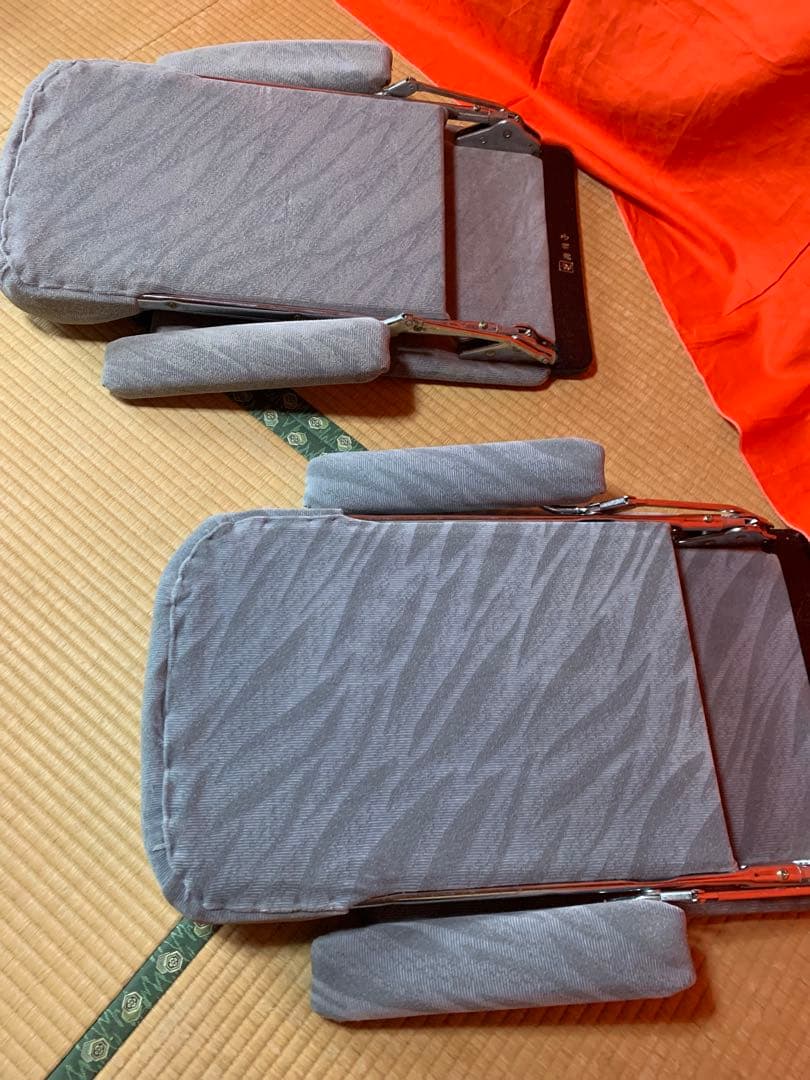 リクライニング（3段階）座椅子 両肘付き×2個セット