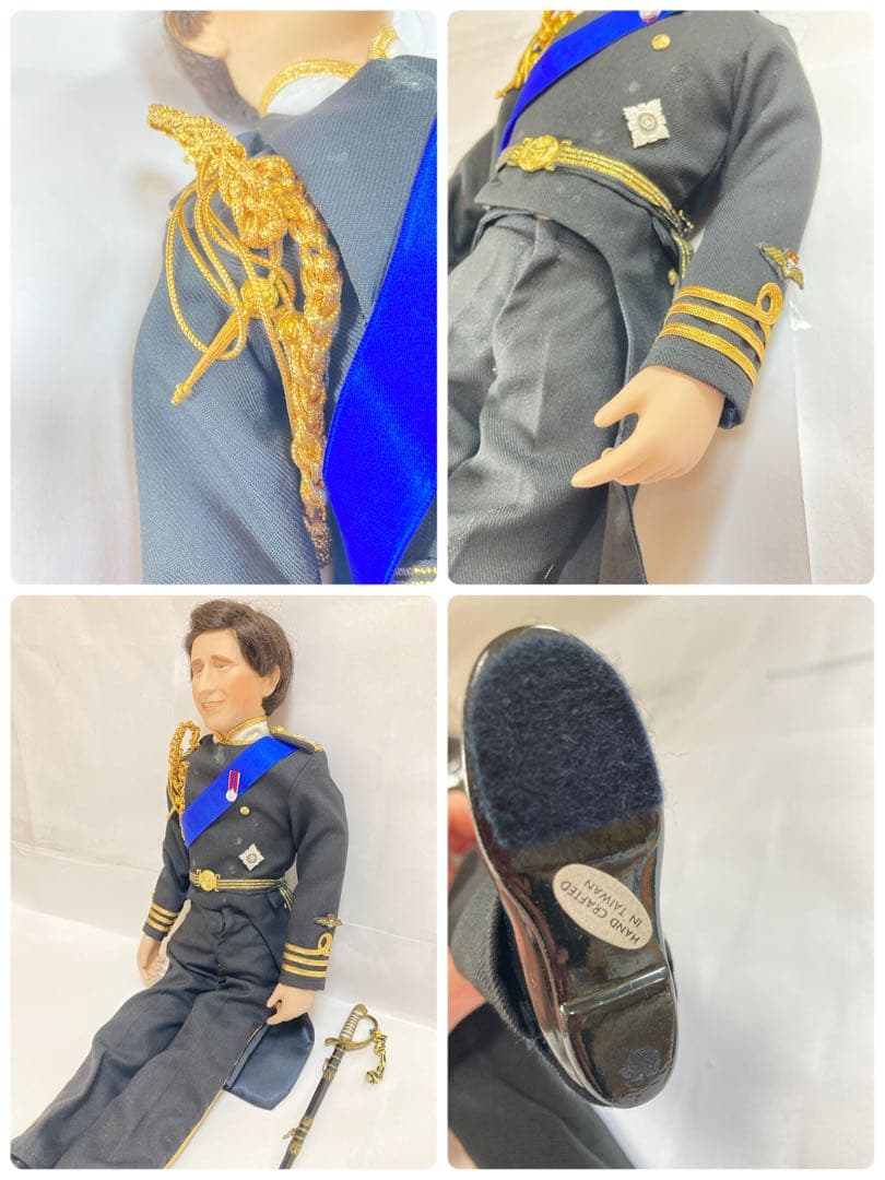 チャールズ国王　ドール　レア人形　チャールズ国王戴冠式