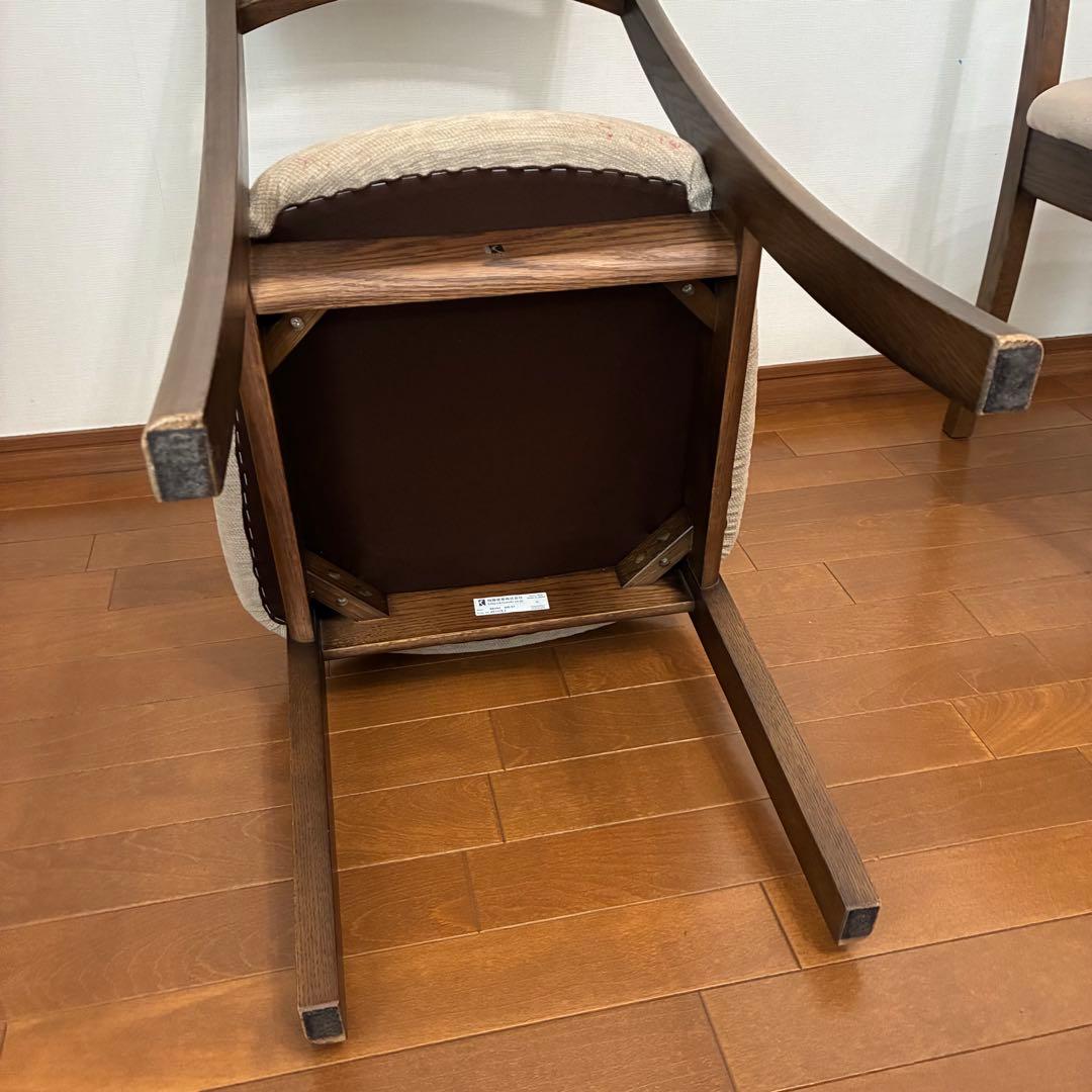 HIDA / 飛騨産業 アルモ ダイニングチェ ア キツツキマーク 飛騨高山