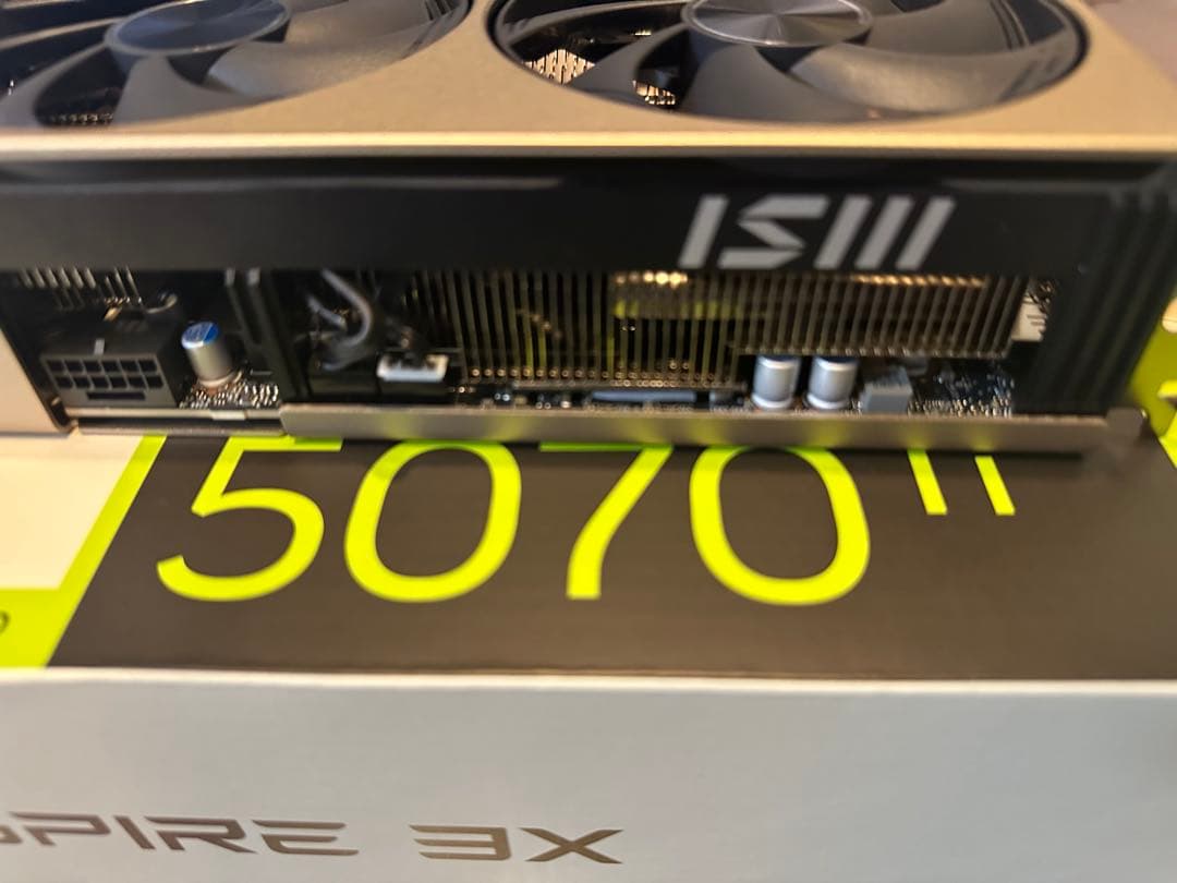 MSI RTX 5070 Ti 16G INSPIRE 3X OC【保証あり】