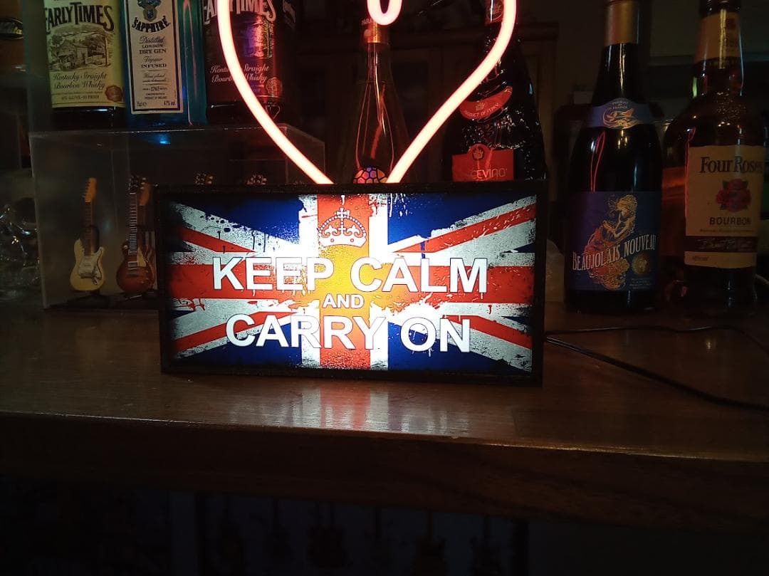 イギリス UK 宣伝 ポスター 文言 サイン 看板 置物 雑貨 ライトBOX