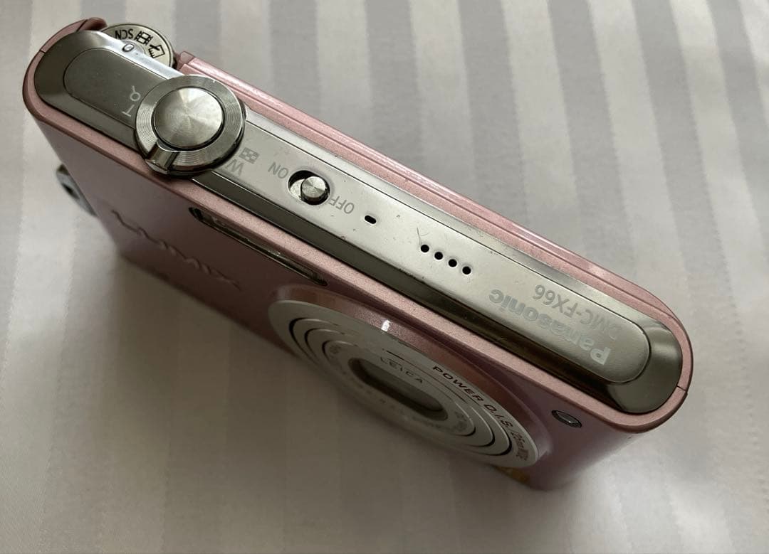 【動作確認済】Panasonic デジカメ LUMIX DMC-FX66 ピンク